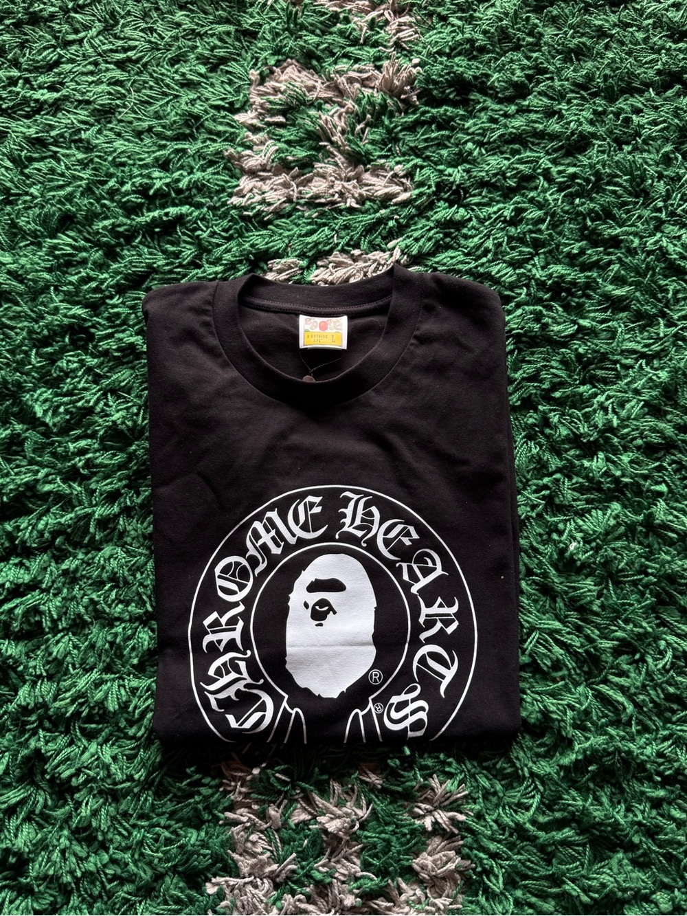A Bathing Ape Chrome Hearts x A Bathing Ape Baby Milo Tee Baby Milo Tee Black